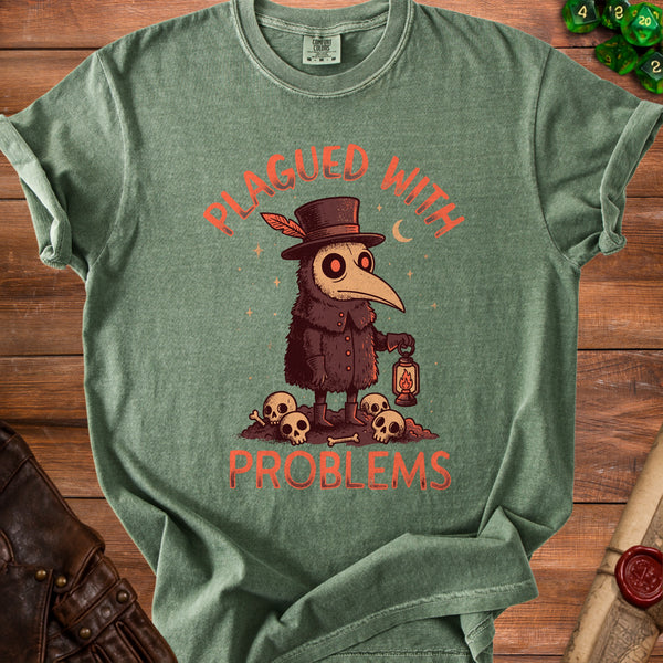 Plagued Doctor T-shirt in Moss