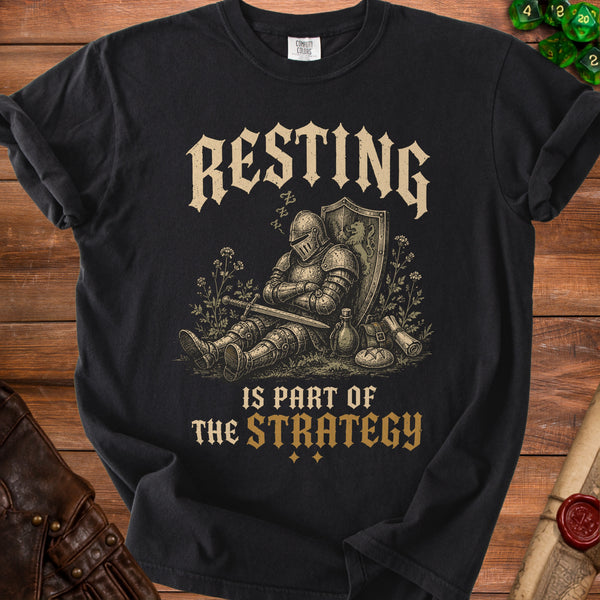 Strategic Rest T-shirt in Black