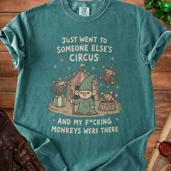 Someone Else's Circus T-Shirt in Blue Spruce