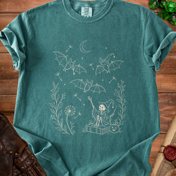 Cozy Witch T-Shirt in Blue Spruce
