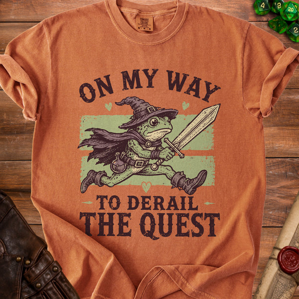 Quest Derailment T-Shirt in Yam