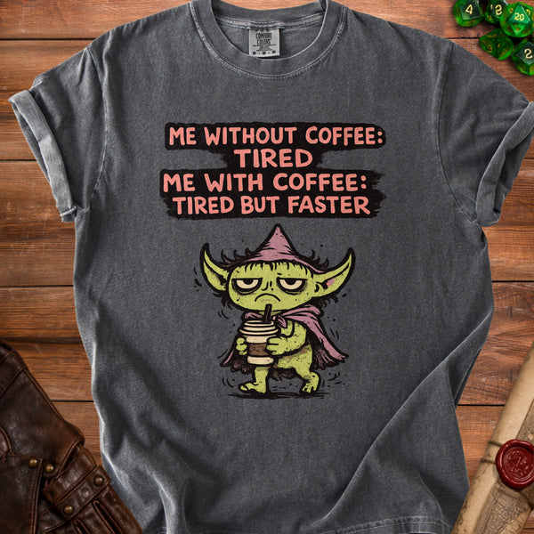Tired & Faster T-shirt in Pepper
