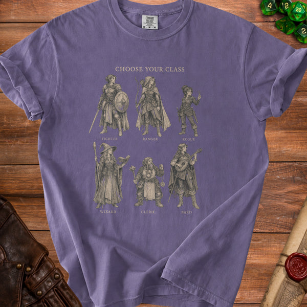 RPG Class T-shirt in Grape