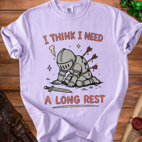 Long Rest Knight's Respite T-Shirt in Orchid
