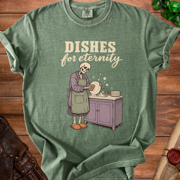 Eternal Dishes T-Shirt in Moss