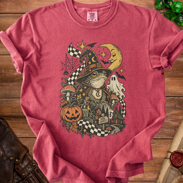 Side Quest T-Shirt in Crimson