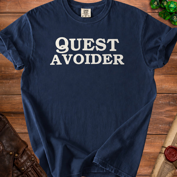 Quest Avoider T-Shirt in True Navy