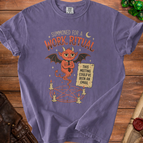 Work Ritual T-shirt in Grape