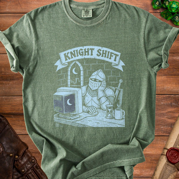 Knight Shift T-Shirt in Moss