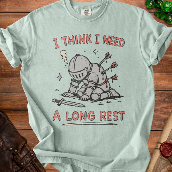 Long Rest Knight's Respite T-Shirt in Bay