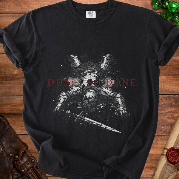 Done. So Done. T-Shirt in Black