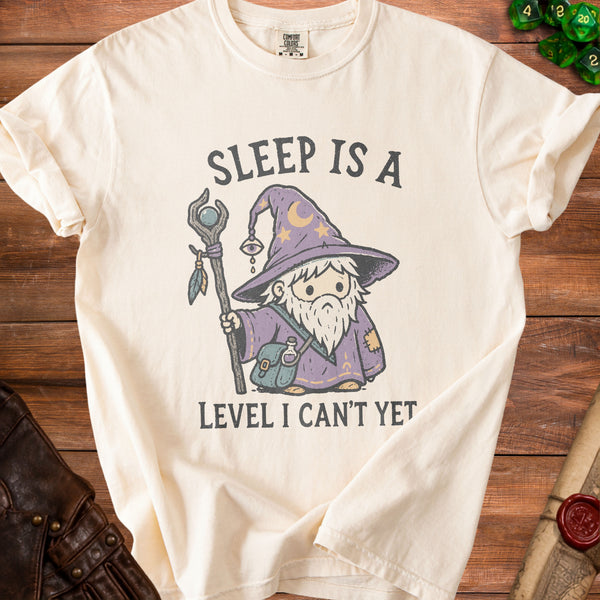 Sleepy Wizard T-Shirt in Ivory