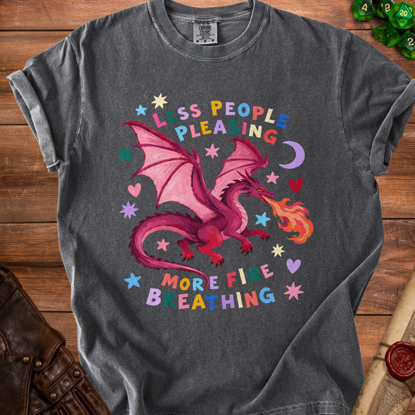 Fire Breathing T-Shirt in Pepper