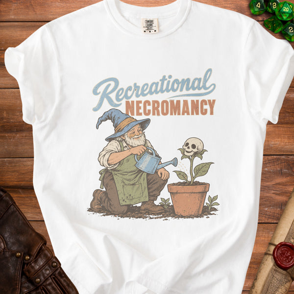 Recreational Necromancy T-Shirt in White