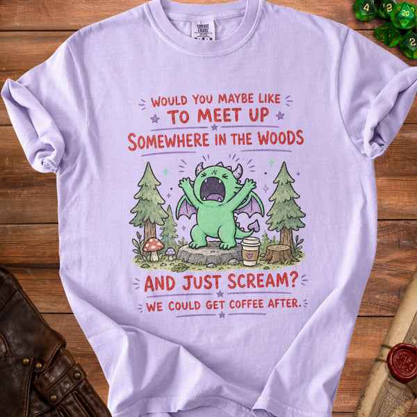 Woods Scream T-Shirt in Orchid