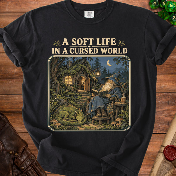 Soft Life T-Shirt in Black
