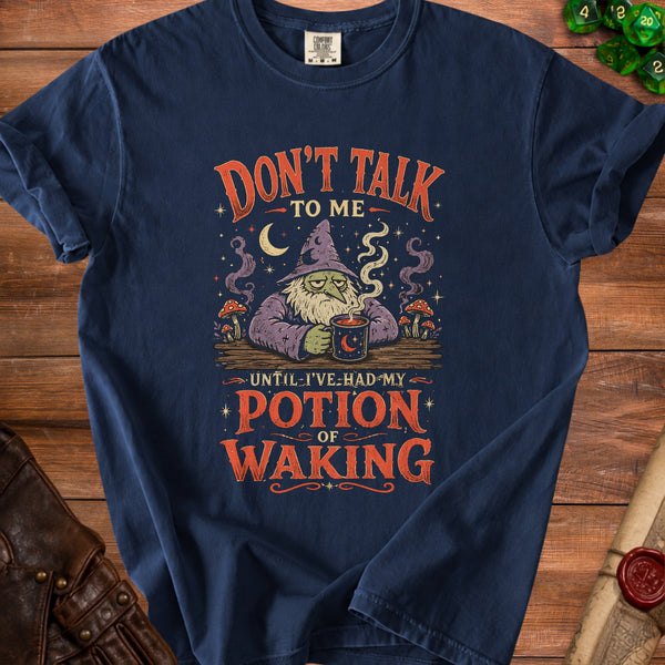 Waking Potion T-shirt in True Navy