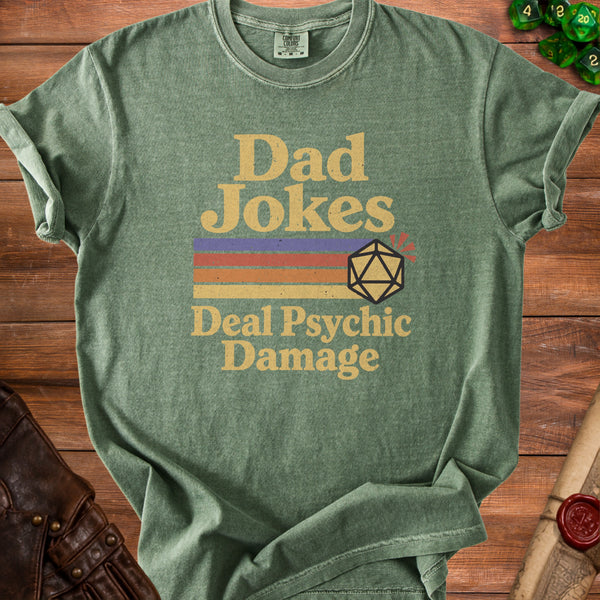 Psychic Damage T-Shirt in Moss