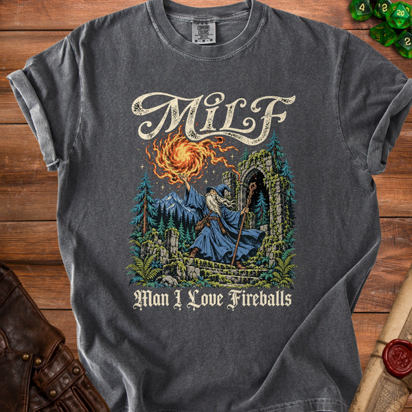 MILF Wizard T-Shirt in Pepper