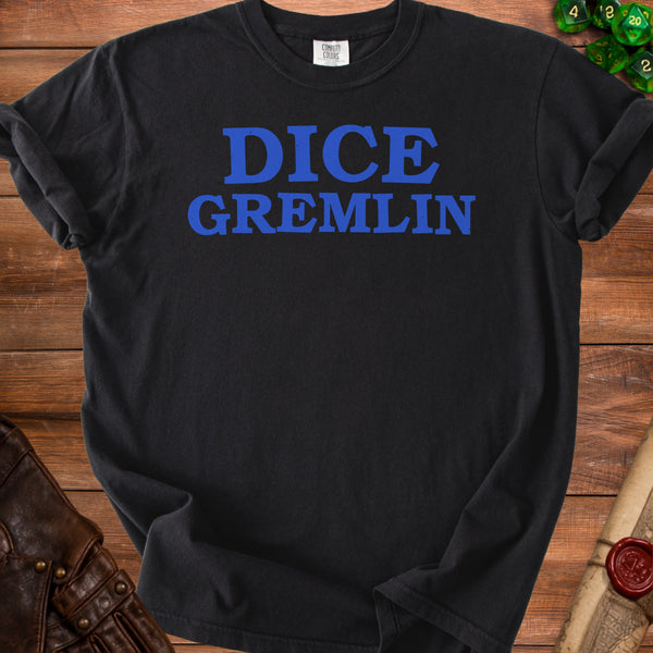 Dice Gremlin T-shirt in Black
