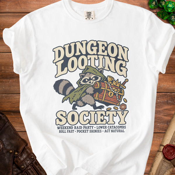 Dungeon Looting T-shirt in White