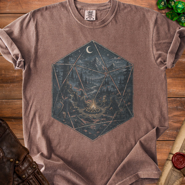 D20 Campfire T-shirt in Espresso