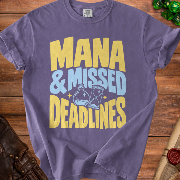 Mana Deadlines T-Shirt in Grape