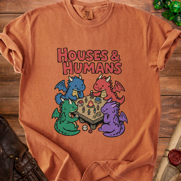 Houses & Humans Inner Dragon T-Shirt in Yam