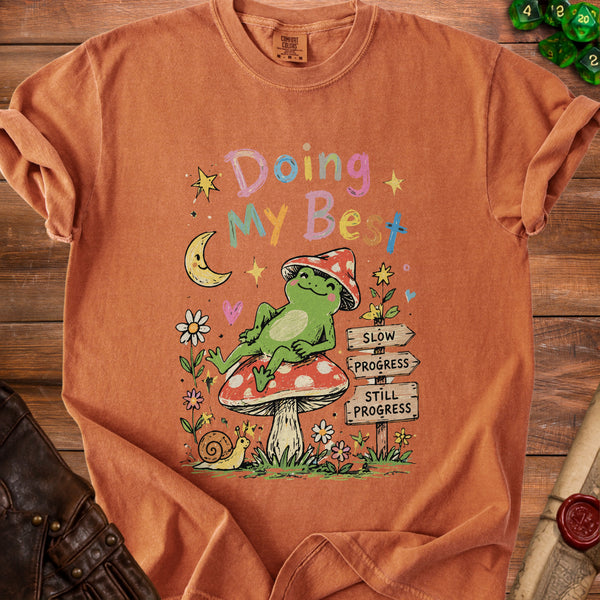 Slow Progress T-Shirt in Yam