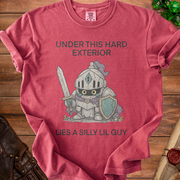 Silly Knight T-shirt in Crimson