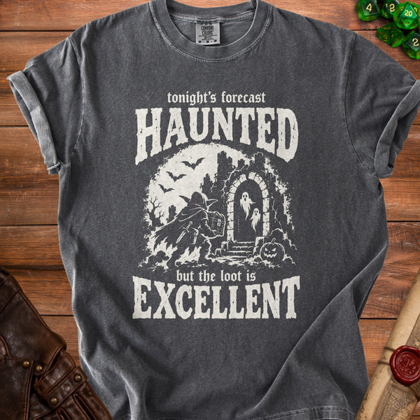 Haunted Loot T-shirt in Pepper