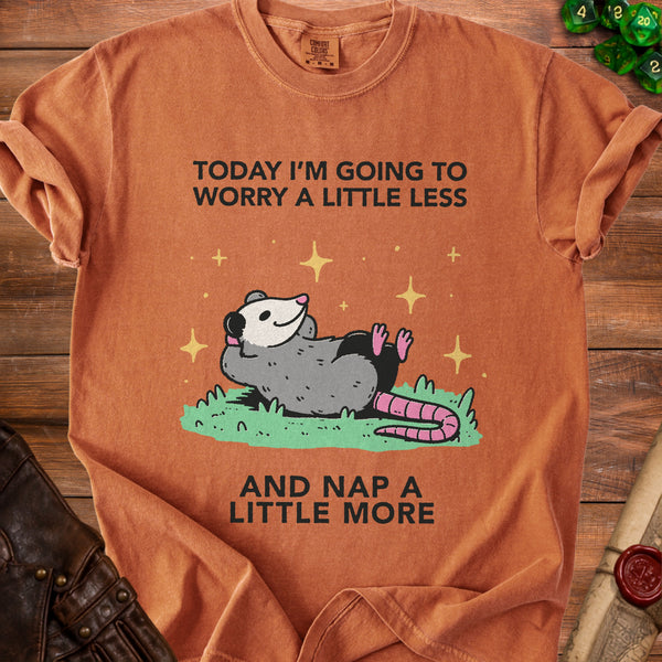 Worry Less T-Shirt in Yam