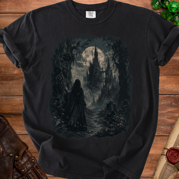 Mystic Castle T-shirt in Black