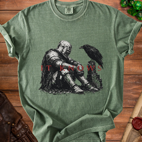 It Knows Knight T-Shirt in Moss