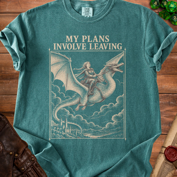Dragon Escape T-Shirt in Blue Spruce