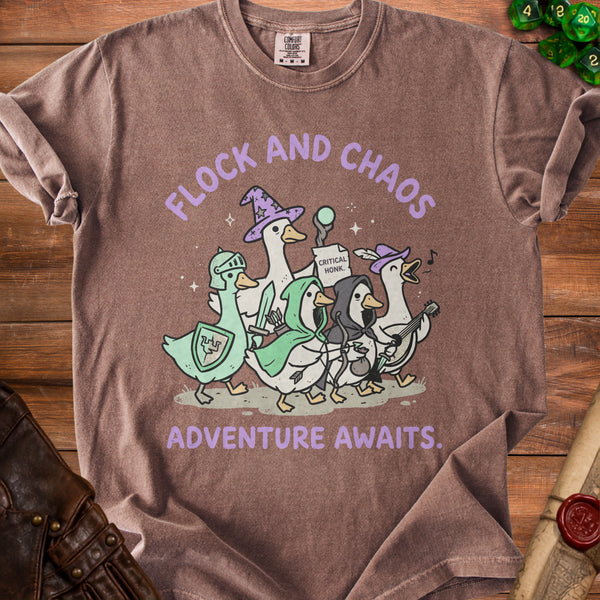 Flock Chaos T-Shirt in Espresso