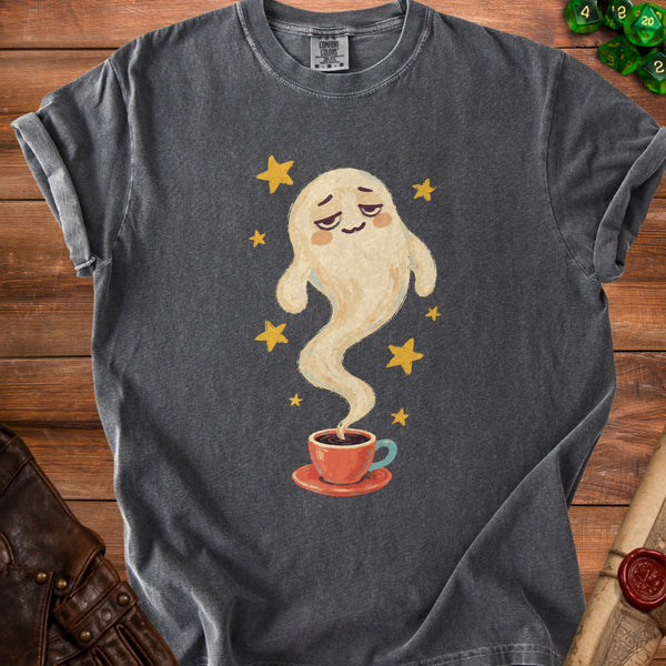 Coffee Ghost T-Shirt in Pepper