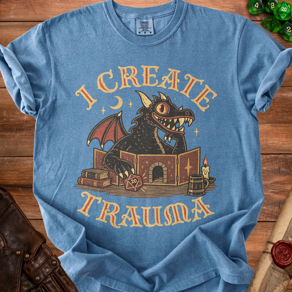 DM Trauma T-Shirt in Blue Jean