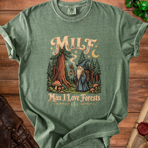 MILF Forest T-shirt in Moss