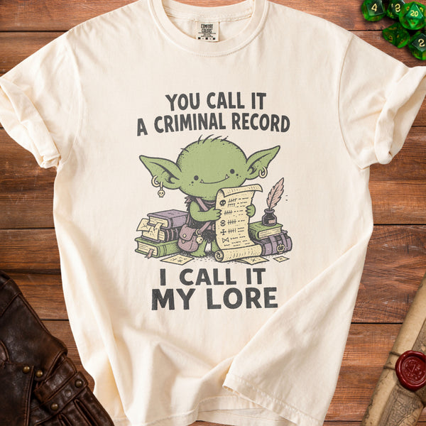 Lore Keeper T-shirt in Ivory