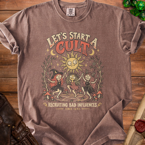 Witch Cult T-Shirt in Espresso