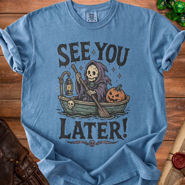Later Reaper T-Shirt in Blue Jean