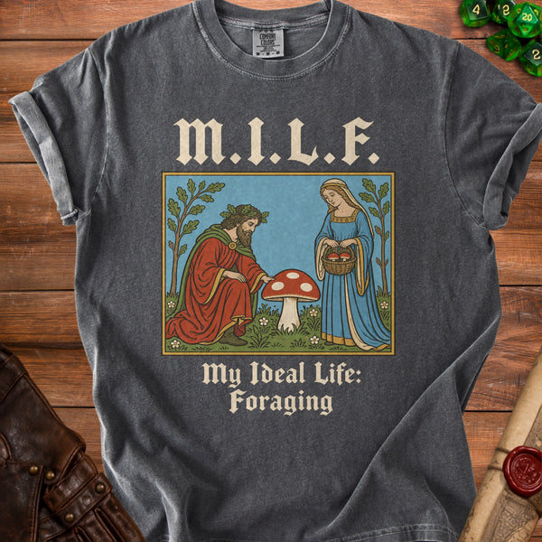 MILF Foraging T-shirt in Pepper