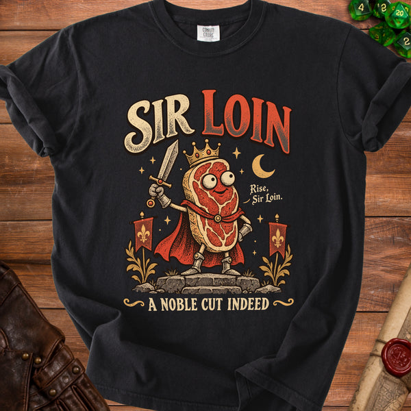 Sir Loin Cut Above the Rest T-Shirt in Black