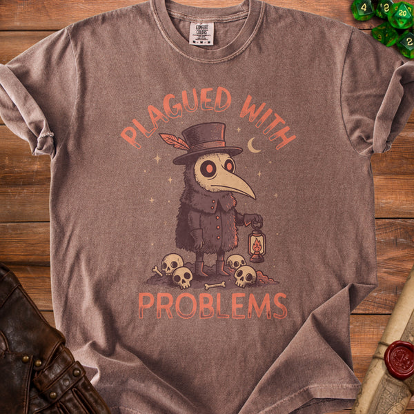 Plagued Doctor T-shirt in Espresso