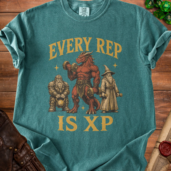 Every Rep T-Shirt in Blue Spruce