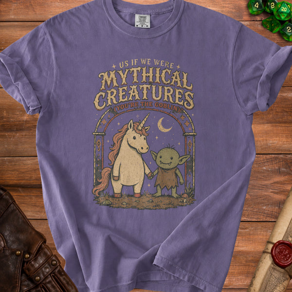 Mythical Creatures T-shirt in Grape