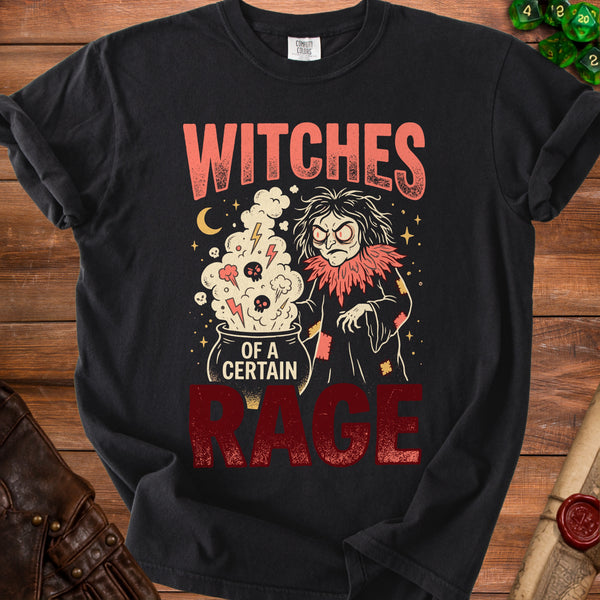 Witches Rage T-Shirt in Black