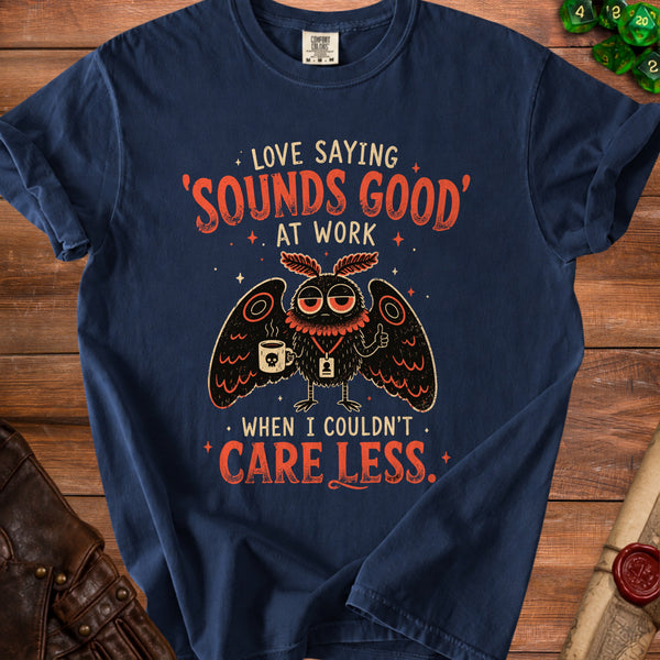 Work Moth T-Shirt in True Navy