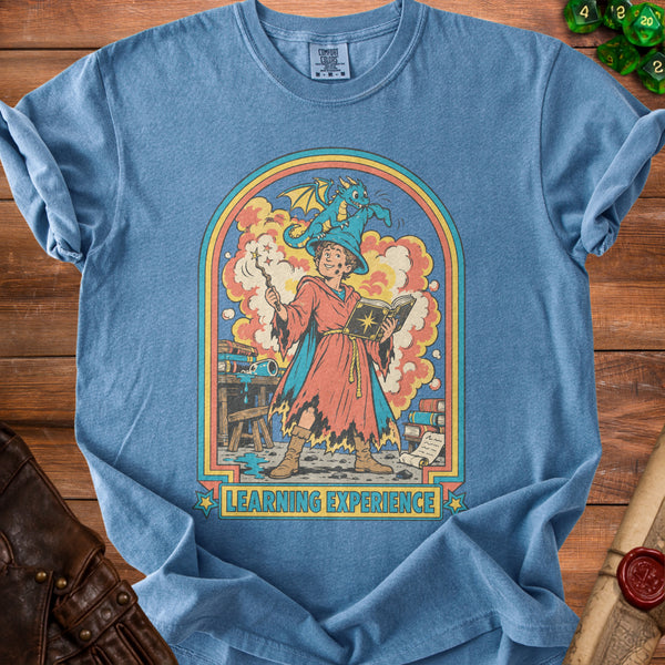 Learning Experience T-Shirt in Blue Jean